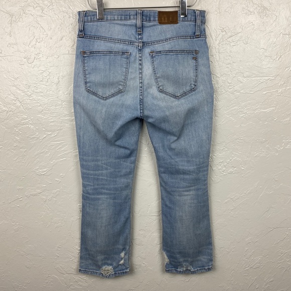 Madewell light wash Cali Demi-boot jeans 27P - Picture 4 of 8